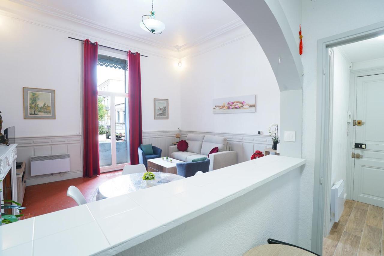 Appartement Du Forum,La Gare, 50 M2 , Climatisation, Garage, Cour Narbonne Exterior foto